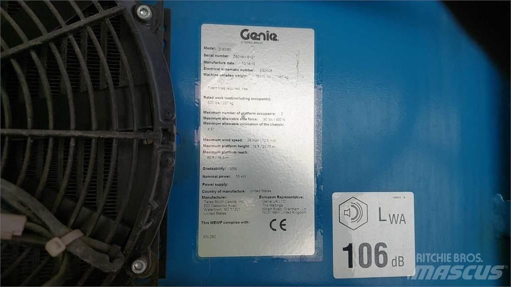 Genie Z80/60RT رافعات سلة مفصلية