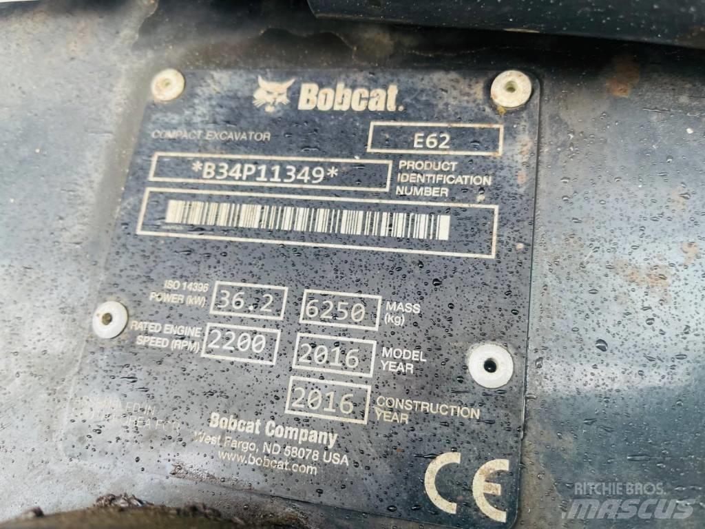 Bobcat E 62 حفارات صغيرة أقل من 7 طن (حفارات صغيرة)