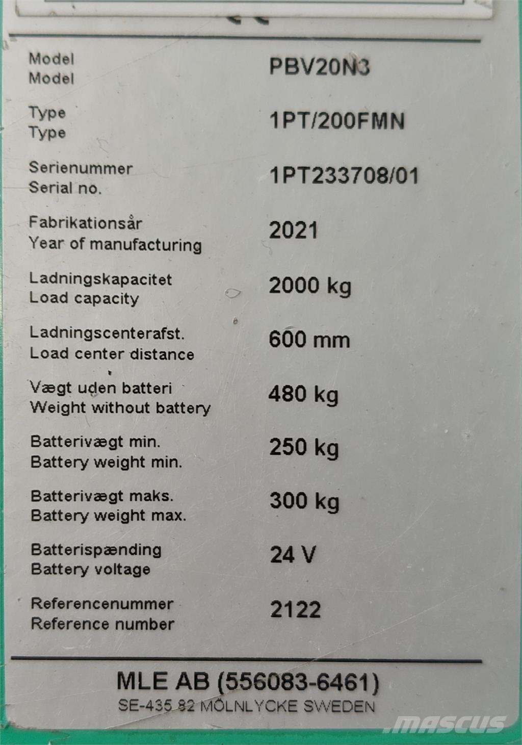 Mitsubishi PBV20N3 شاحنة ذات منصة