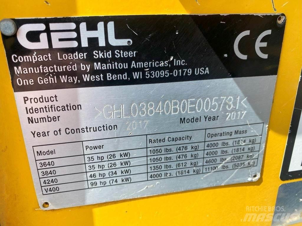 Gehl SL3840 NVT لوادر انزلاقية التوجيه