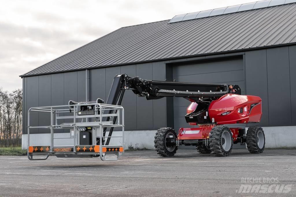 Manitou 220 TJ + رافعات سلة مفصلية