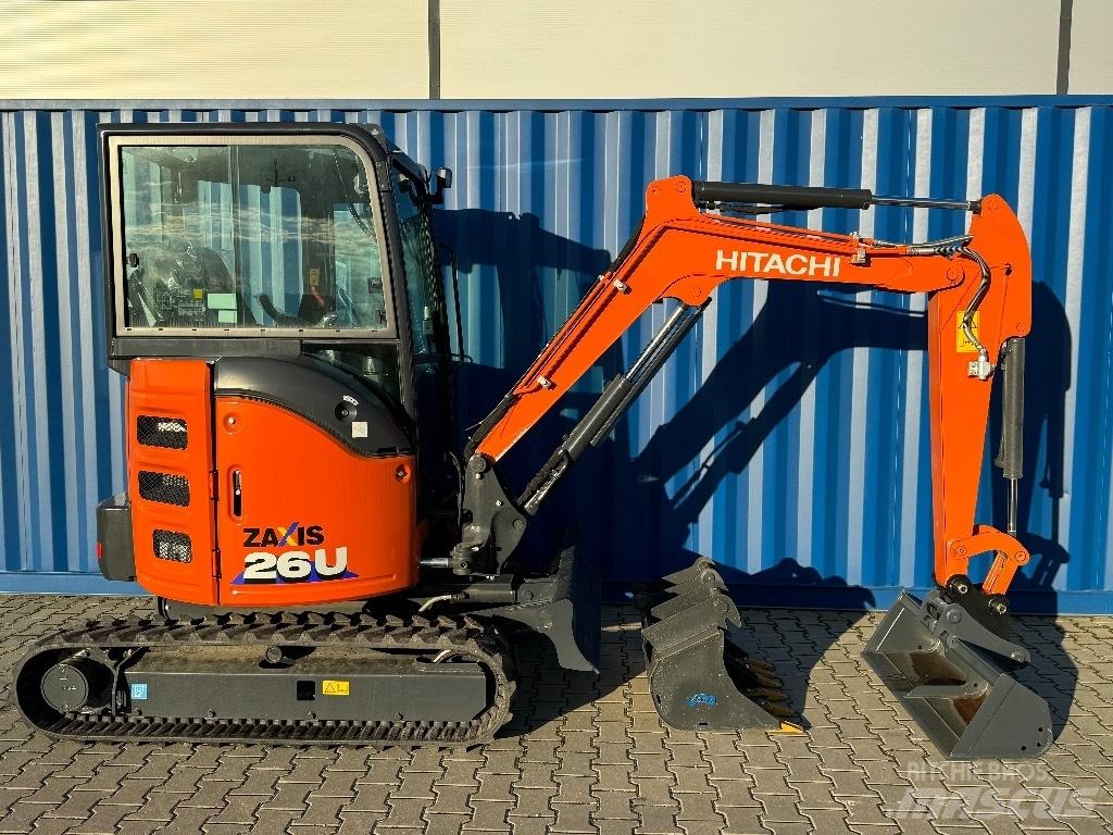 Hitachi ZX 26 U-6 حفارات صغيرة أقل من 7 طن (حفارات صغيرة)