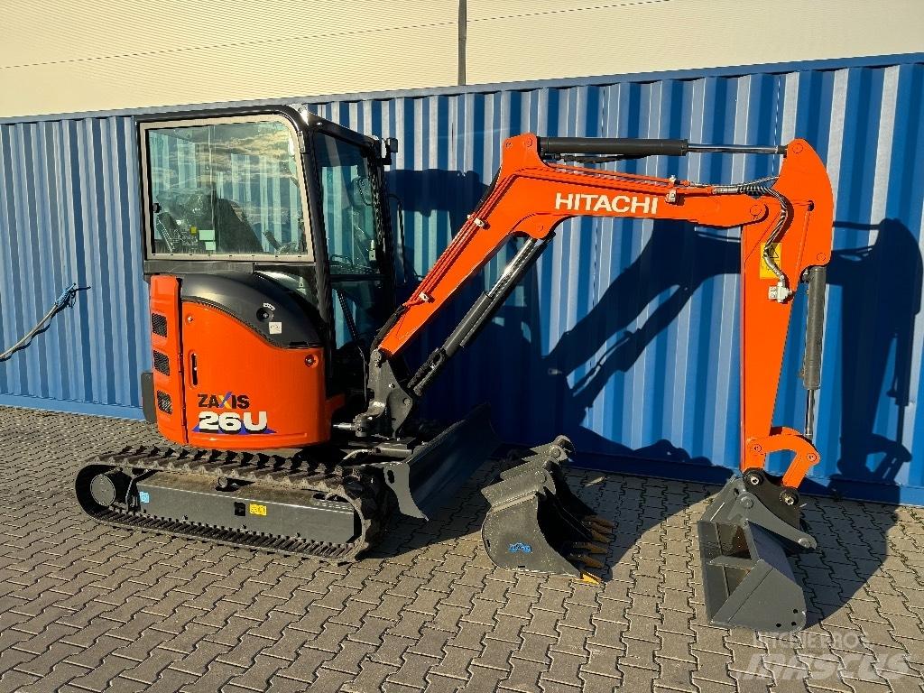 Hitachi ZX 26 U-6 حفارات صغيرة أقل من 7 طن (حفارات صغيرة)