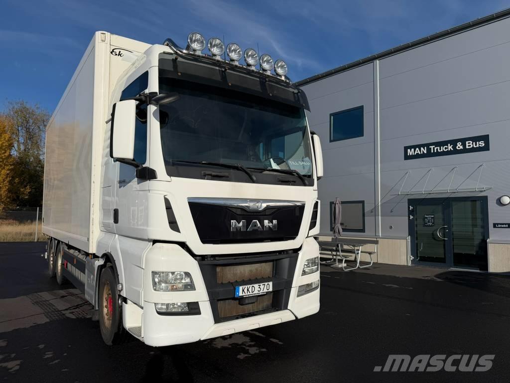 MAN TGX 26.480 6x2 شاحنات ذات هيكل صندوقي