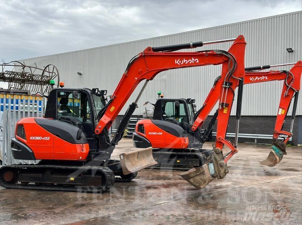 Kubota KX 080-4 حفارات وسط 7 طن - 12 طن