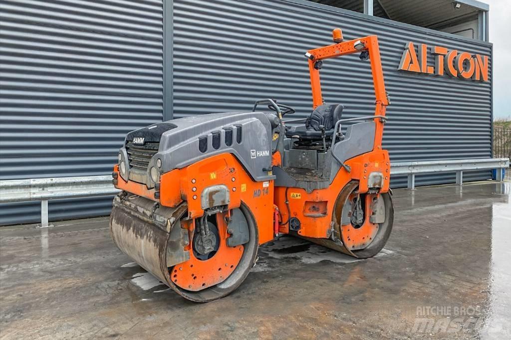 Hamm HD 14 VV مداحل ثنائية الاسطوانة