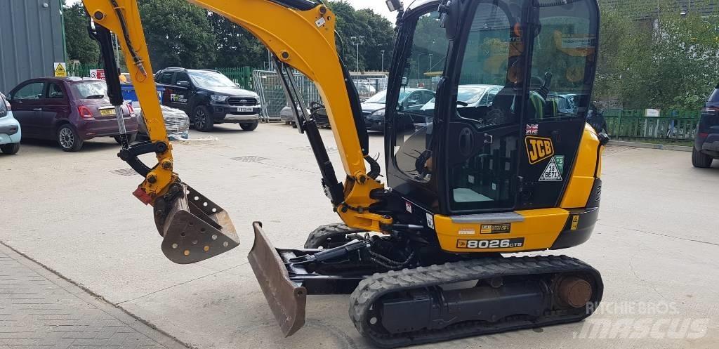 JCB 8026 حفارات صغيرة أقل من 7 طن (حفارات صغيرة)