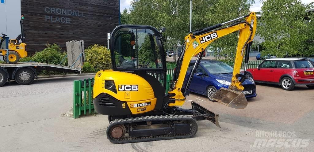 JCB 8026 حفارات صغيرة أقل من 7 طن (حفارات صغيرة)