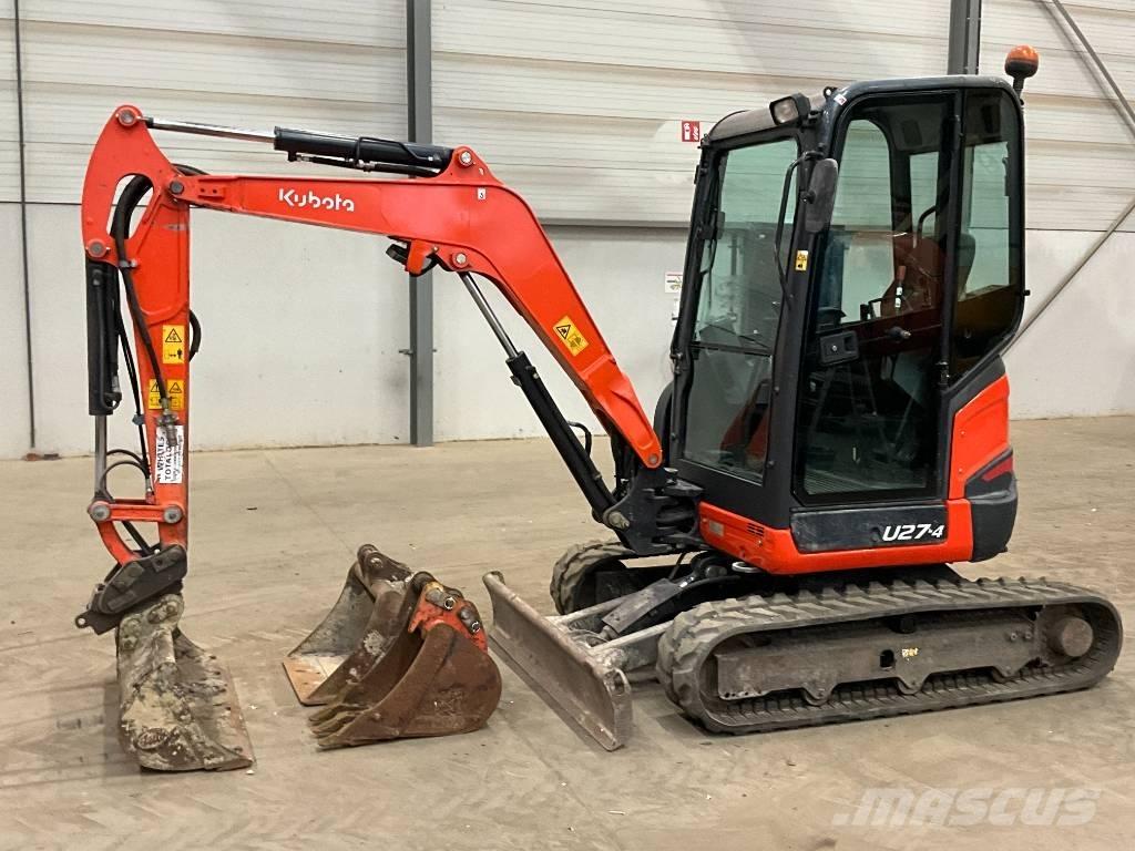 Kubota U 27-4 حفارات صغيرة أقل من 7 طن (حفارات صغيرة)