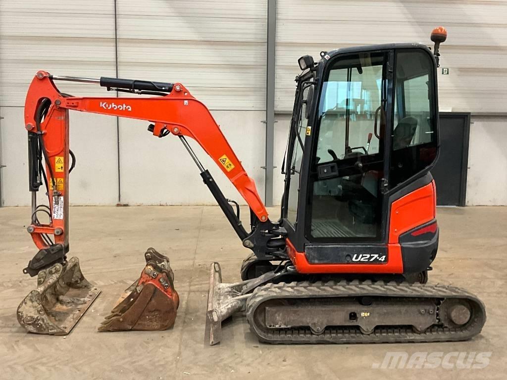 Kubota U 27-4 حفارات صغيرة أقل من 7 طن (حفارات صغيرة)