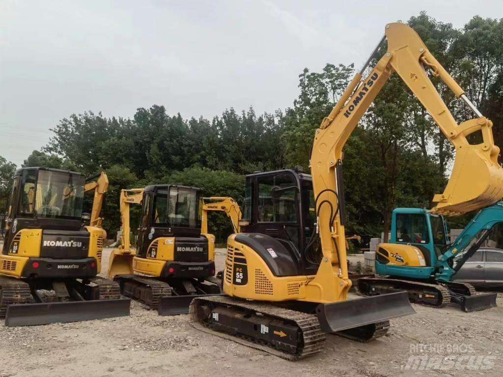 Komatsu PC 55 MR حفارات صغيرة أقل من 7 طن (حفارات صغيرة)