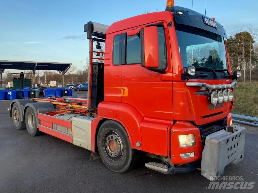 MAN TGS 26.460 LL شاحنات الرافعات الخطافية