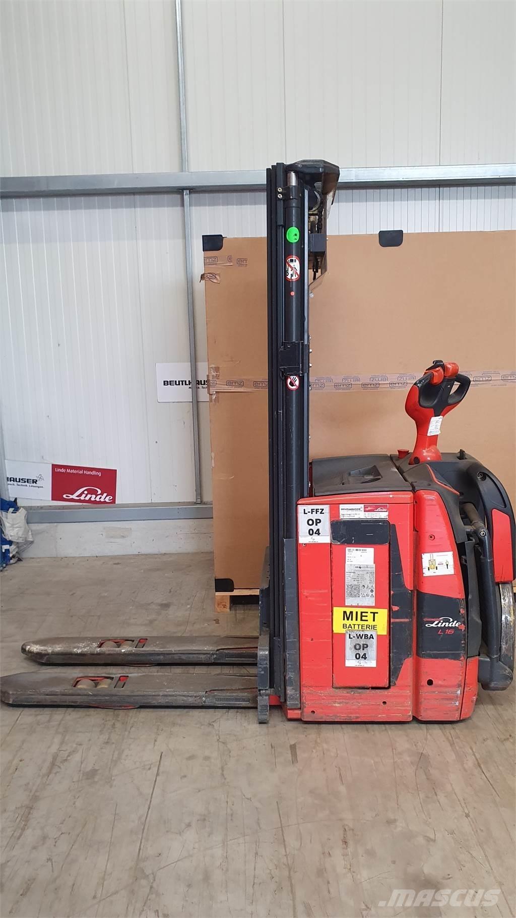 Linde L16AP معدات التكديس الجوالة