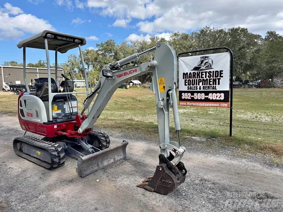 Takeuchi TB 216 حفارات صغيرة أقل من 7 طن (حفارات صغيرة)