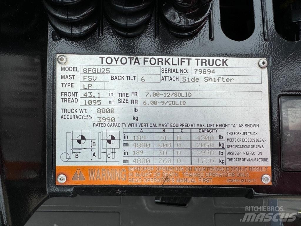 Toyota 8 FG U 25 شاحنات ذات رافعات شوكية - أخرى