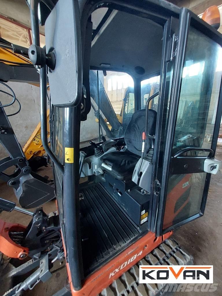 Kubota KX 018-4 حفارات صغيرة أقل من 7 طن (حفارات صغيرة)