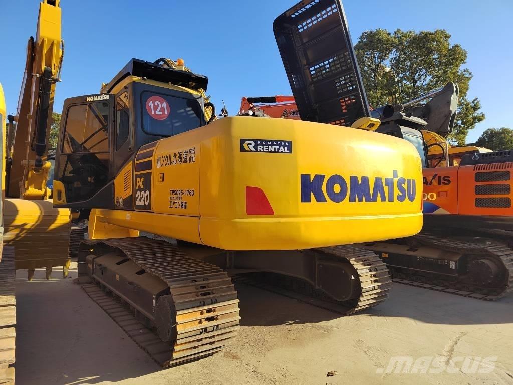 Komatsu PC 220-7 حفارات زحافة