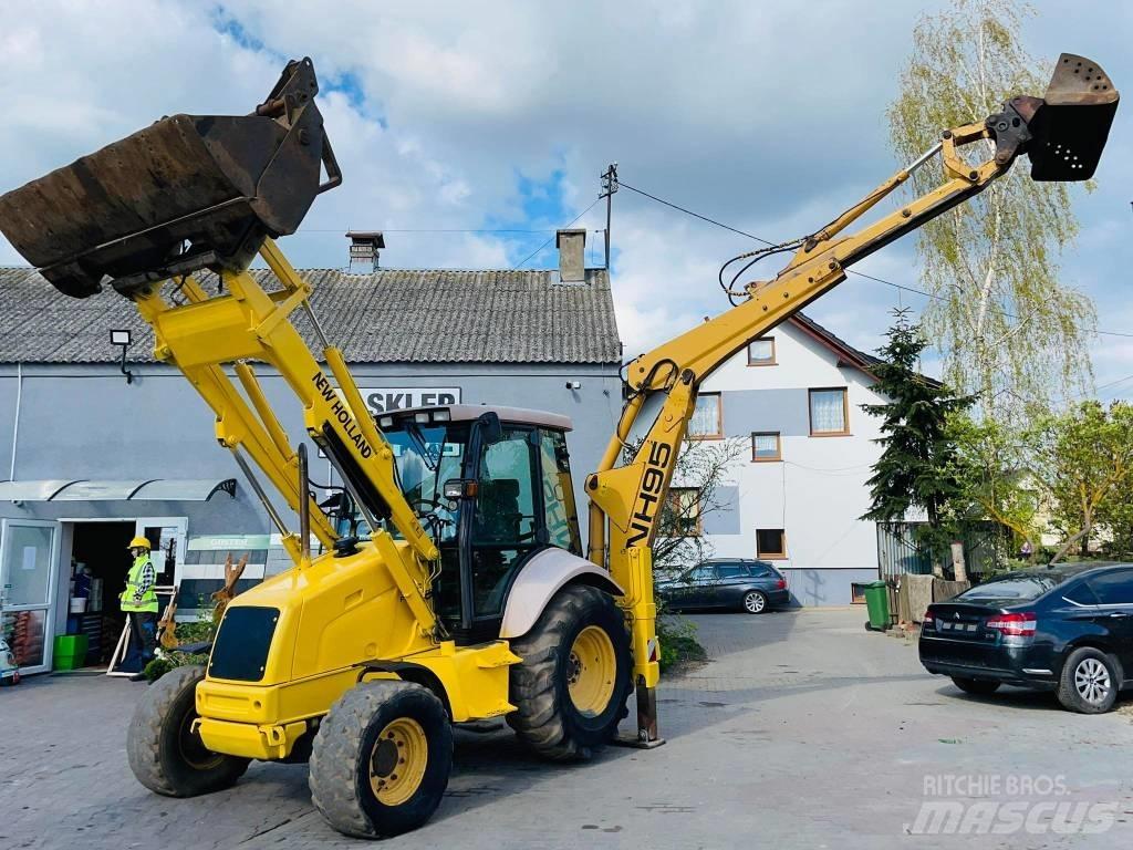 New Holland LB 95 لوادر ذات جرافات عكسية