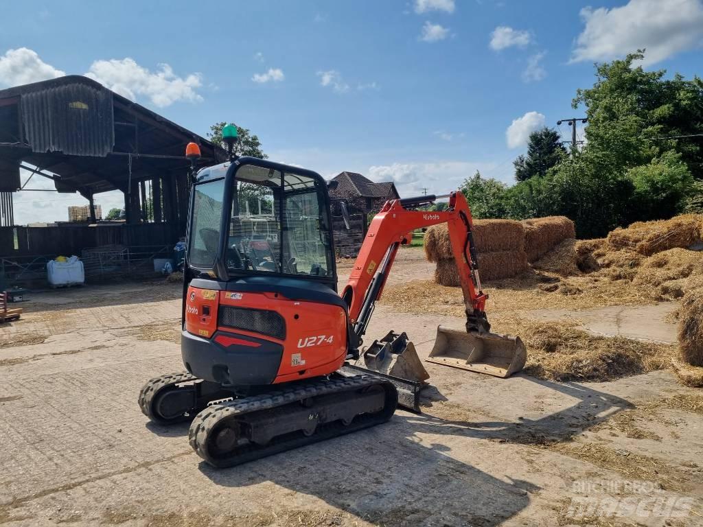 Kubota U 27-4 حفارات صغيرة أقل من 7 طن (حفارات صغيرة)