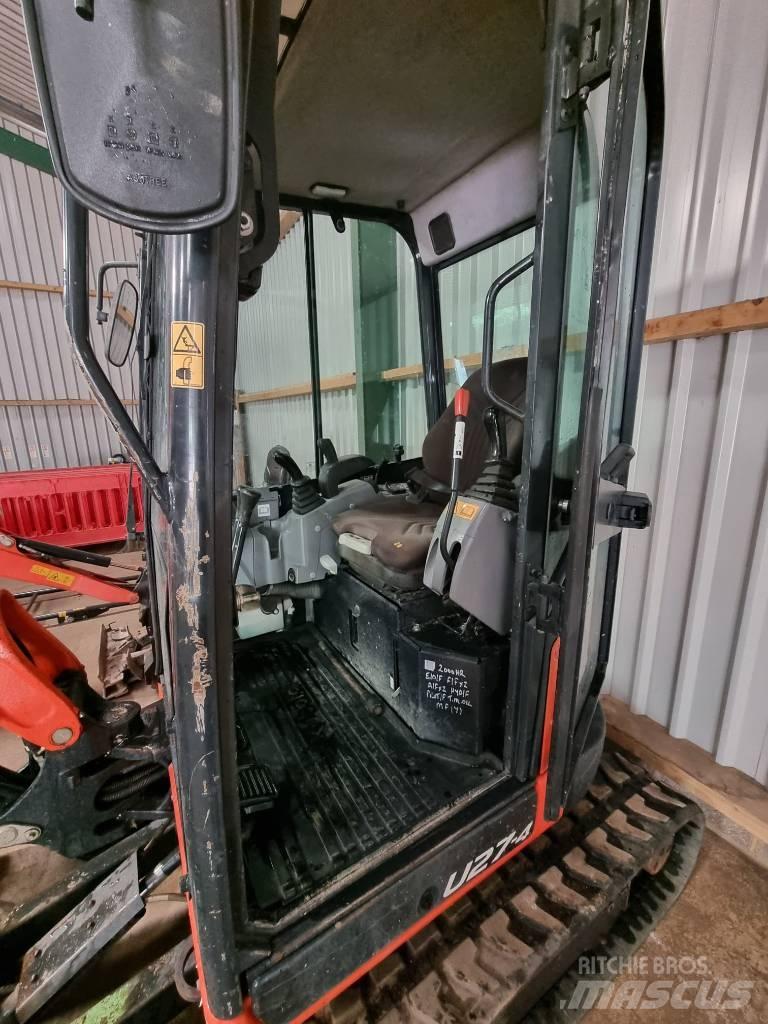 Kubota U 27-4 حفارات صغيرة أقل من 7 طن (حفارات صغيرة)