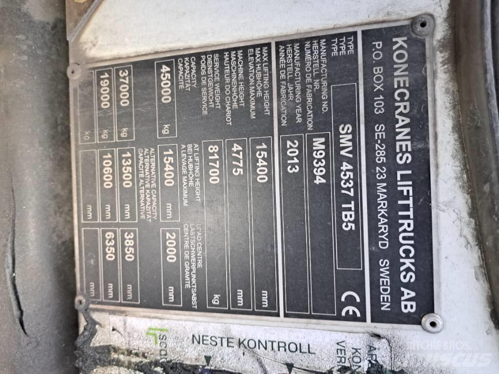 SMV SMV 4537 TB5 رافعات حاويات