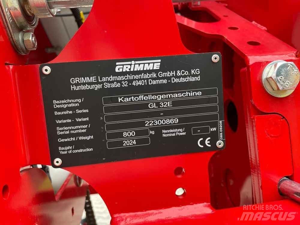 Grimme GL 32 E معدات زراعة البطاطس
