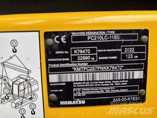 Komatsu PC 210 LC-11 حفارات زحافة