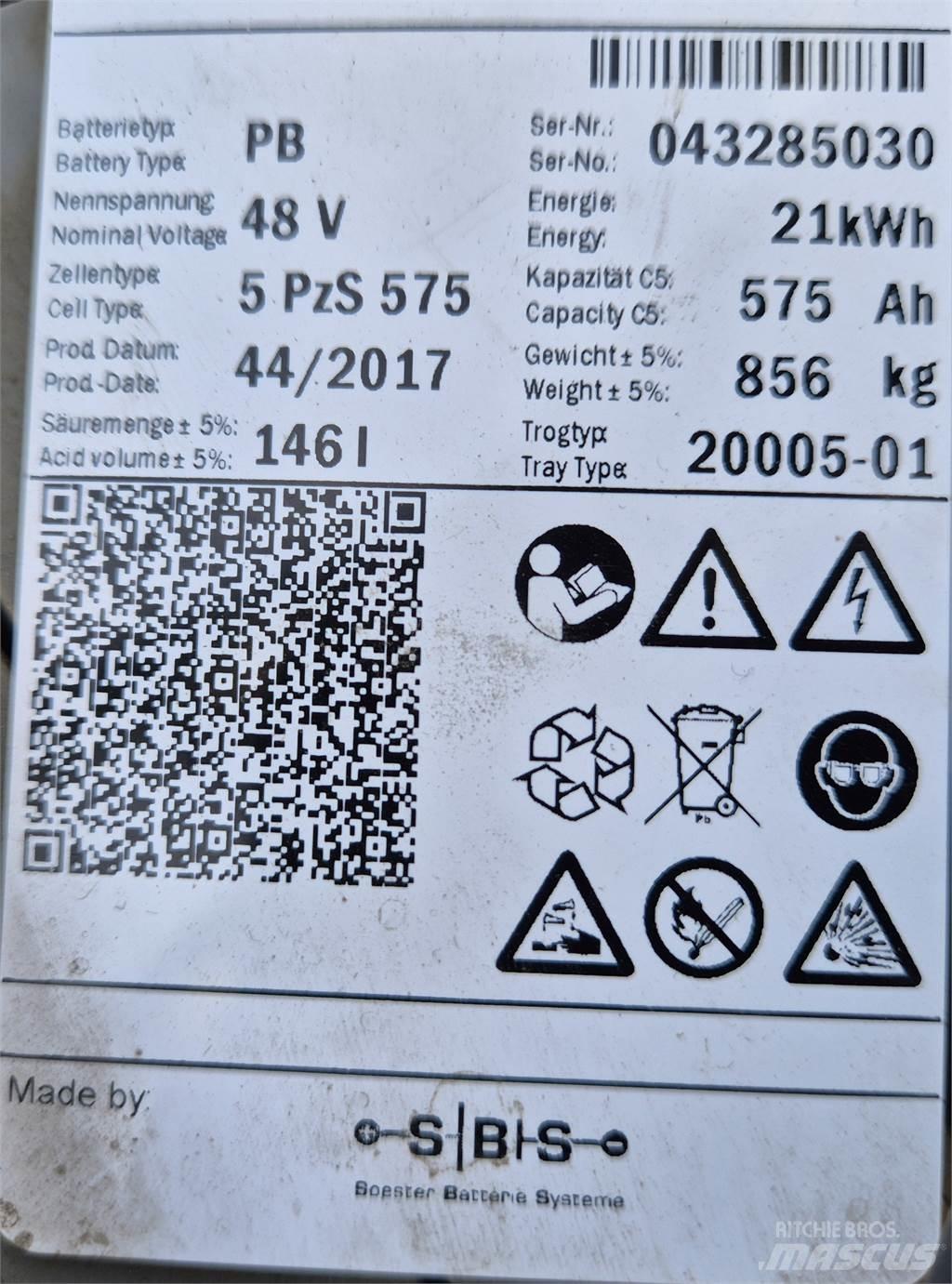 Linde E16P-02 شاحنات ذات رافعات شوكية تعمل بالكهرباء