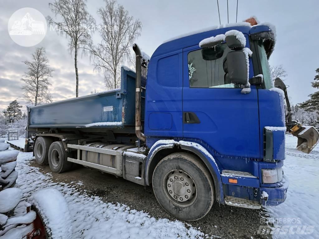 Scania R 124 GB 470 شاحنات الرافعات الخطافية