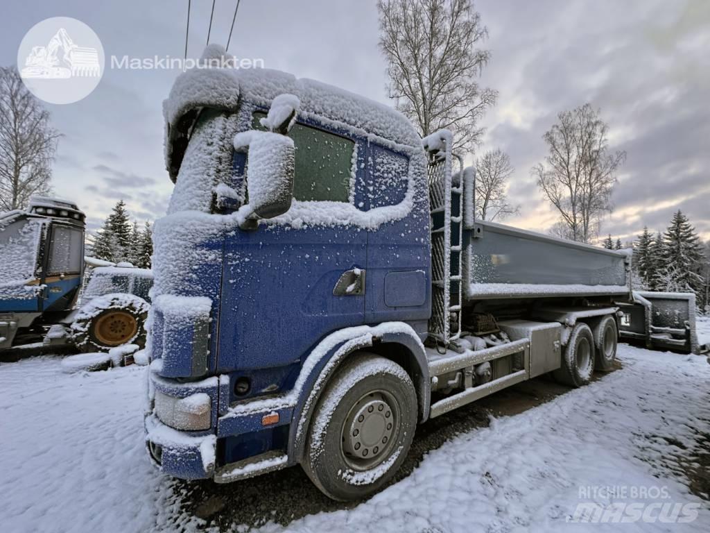 Scania R 124 GB 470 شاحنات الرافعات الخطافية
