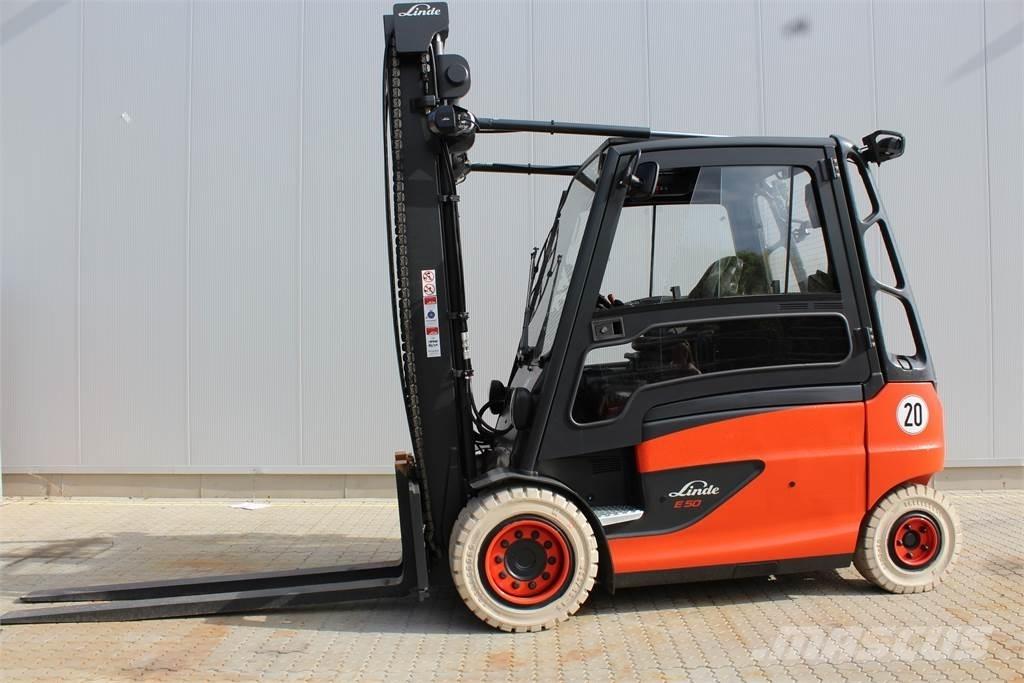Linde E50/600HL شاحنات ذات رافعات شوكية تعمل بالكهرباء