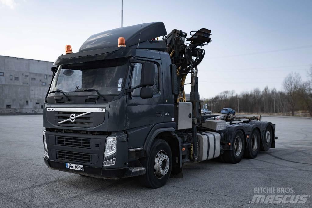 Volvo FM 410 شاحنات الرافعات الخطافية