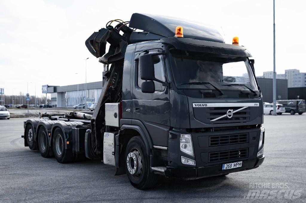 Volvo FM 410 شاحنات الرافعات الخطافية