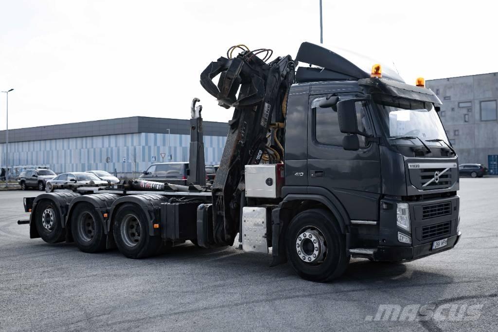Volvo FM 410 شاحنات الرافعات الخطافية