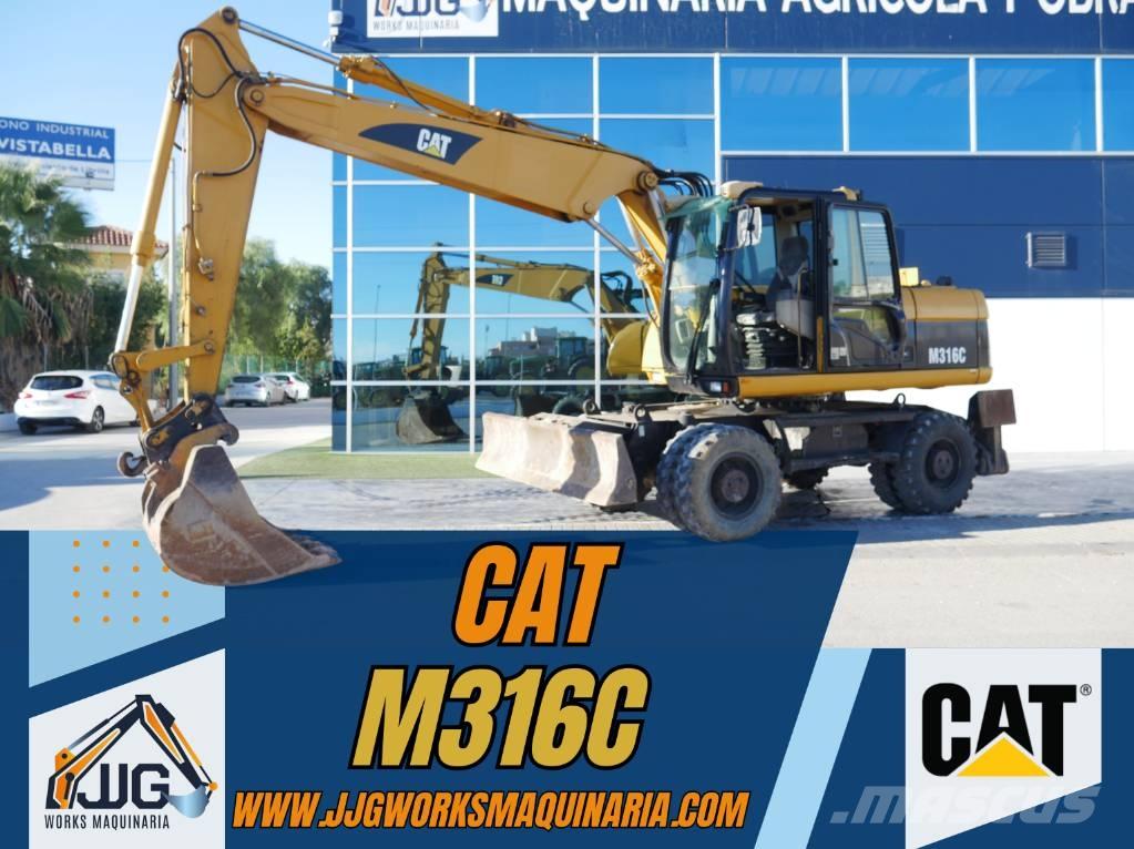 CAT M 316 C حفارات بعجل