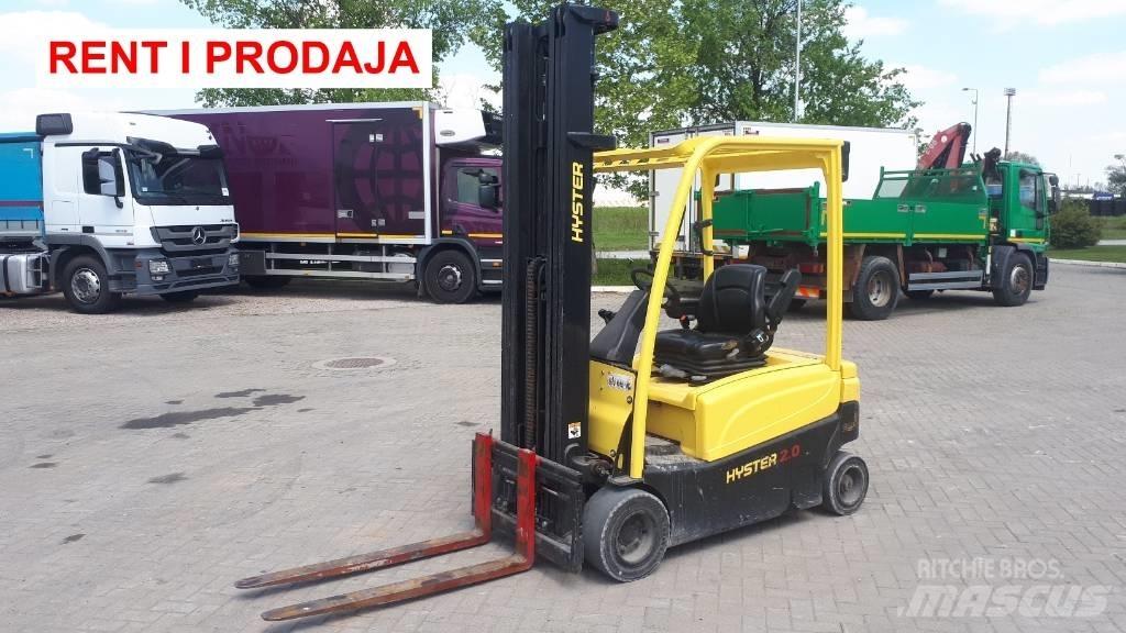 Hyster j2.0 xn شاحنات ذات رافعات شوكية تعمل بالكهرباء
