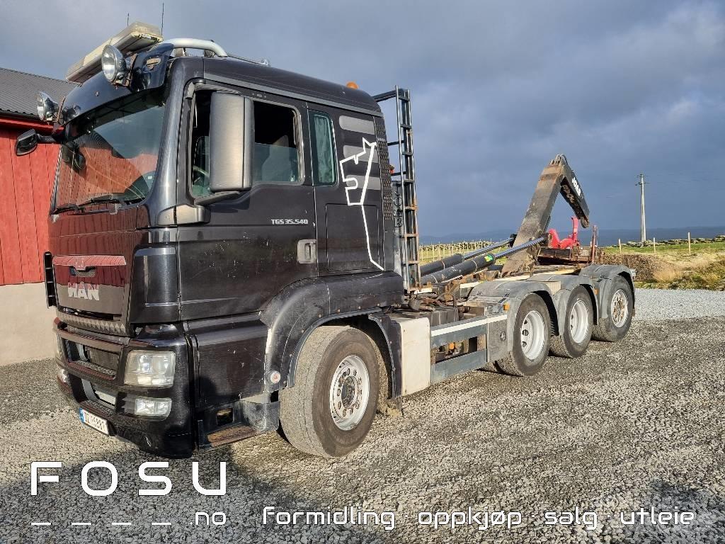 MAN TGS 35.540 شاحنات الرافعات الخطافية