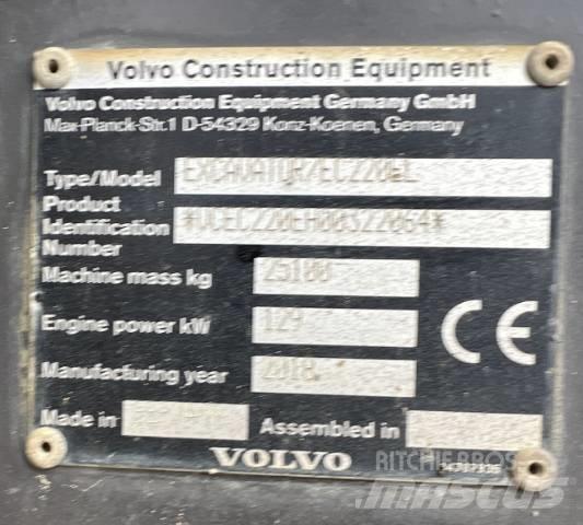 Volvo EC 220 E حفارات زحافة