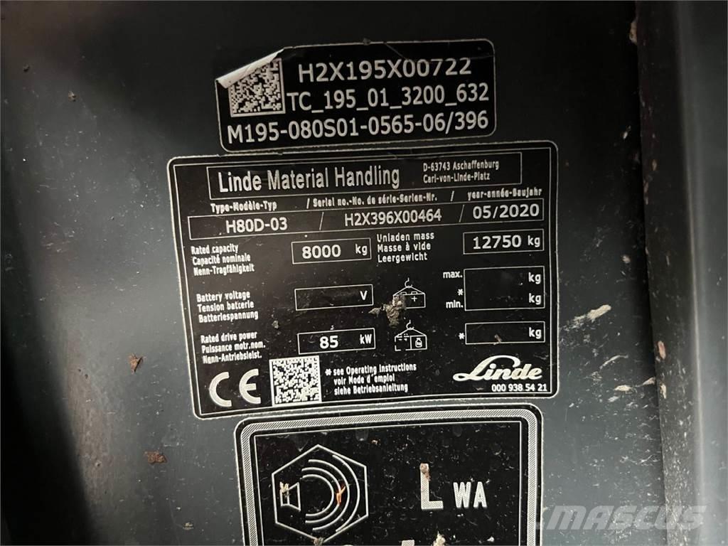 Linde H80D-03 شاحنات الديزل
