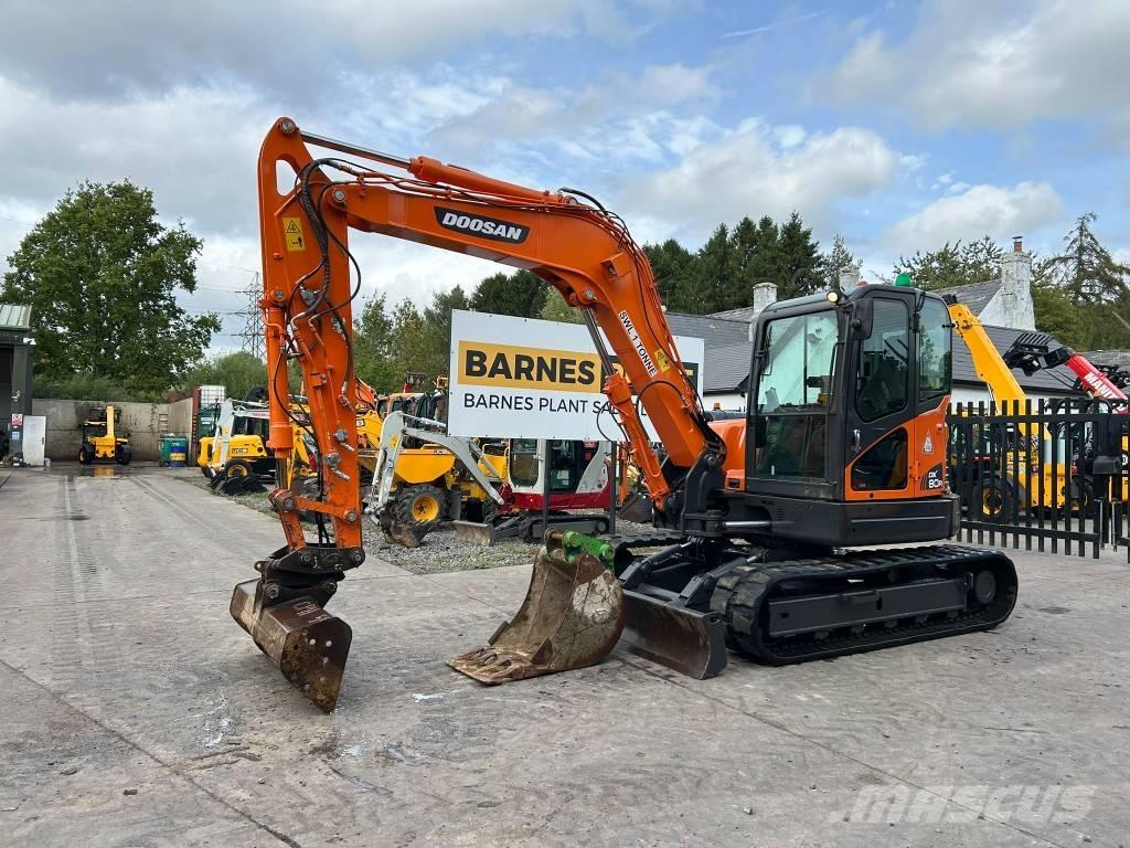 Doosan DX 80 R حفارات وسط 7 طن - 12 طن