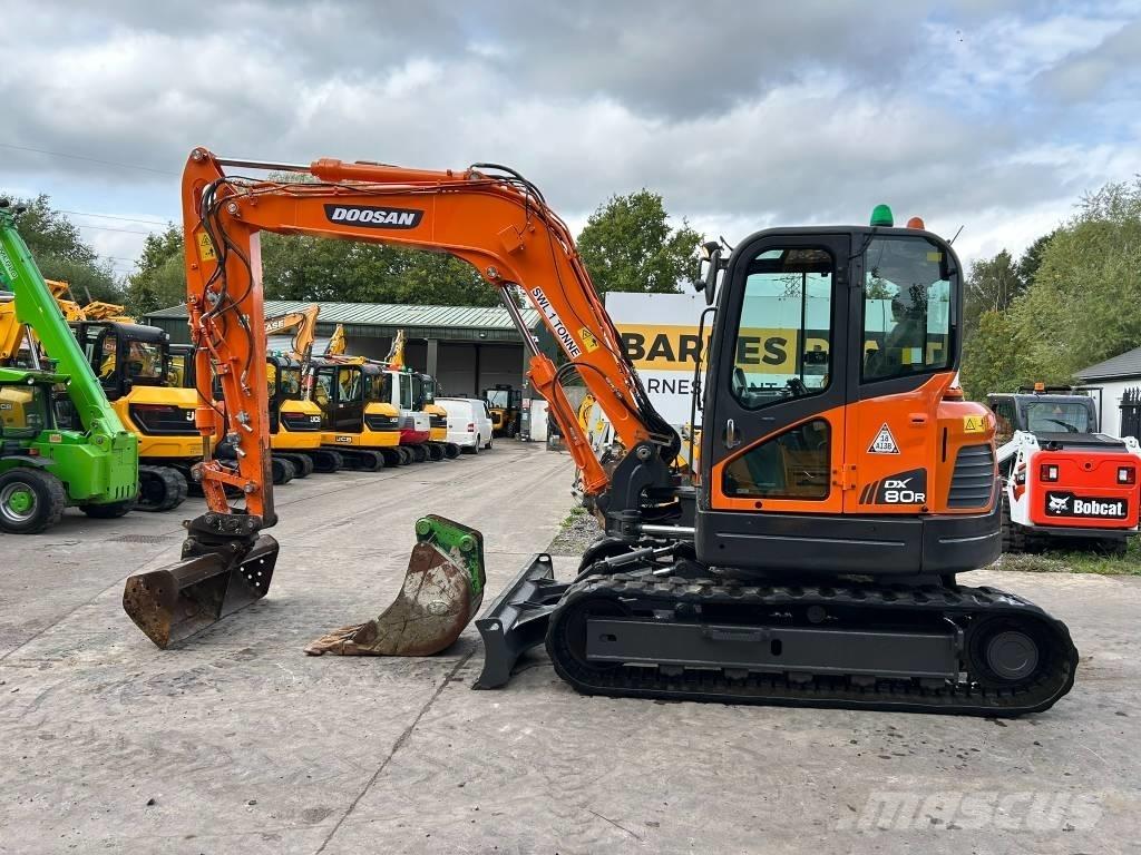 Doosan DX 80 R حفارات وسط 7 طن - 12 طن