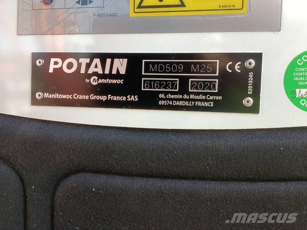 Potain MD509 رافعات برجية