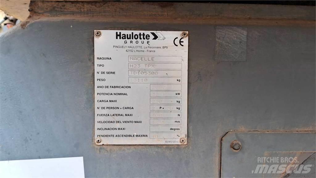 Haulotte H23TPX رافعات سلة تلسكوبية