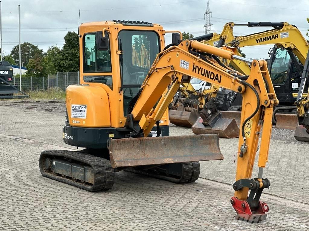 Hyundai R35Z 9A حفارات صغيرة أقل من 7 طن (حفارات صغيرة)