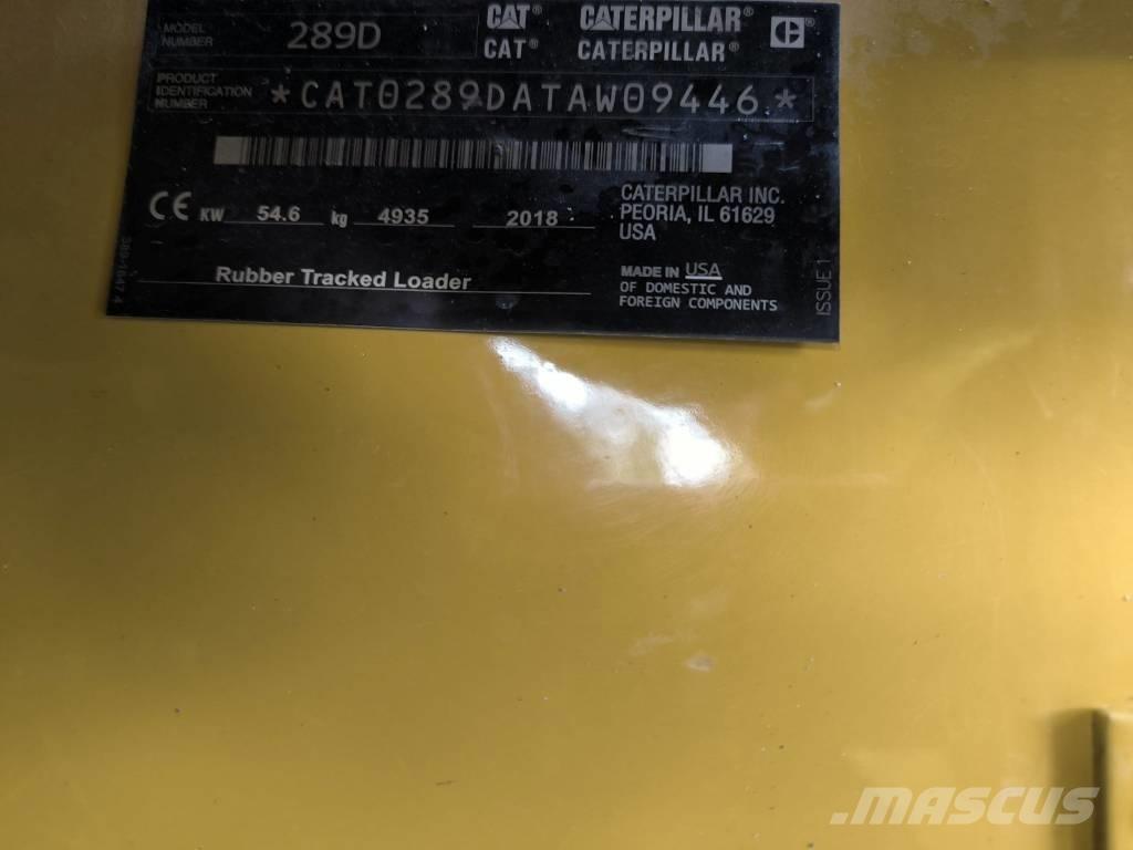 CAT 289D HF XPS لوادر انزلاقية التوجيه