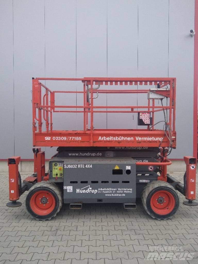 SkyJack SJ 6832 RTE رافعات مقصية الشكل