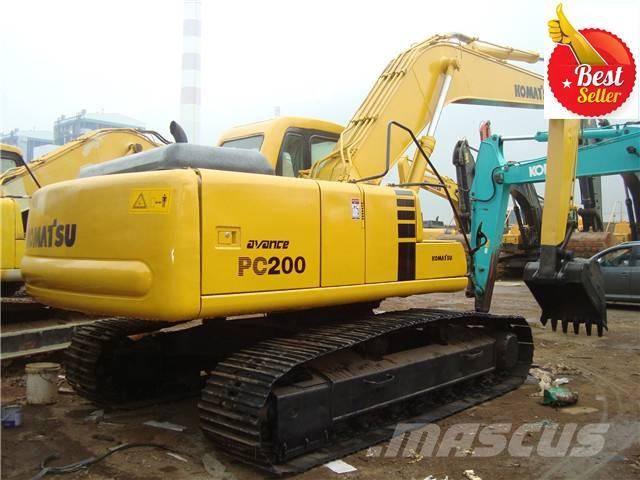 Komatsu PC 200 حفارات زحافة