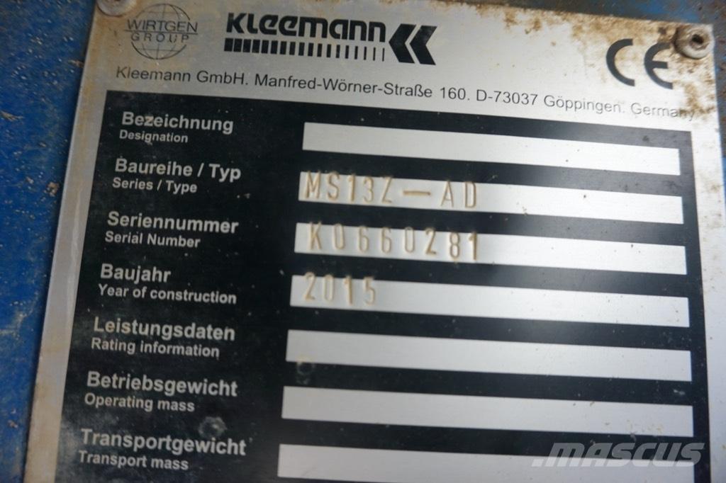 Kleemann MS 13 Z أجهزة فحص متنقلة