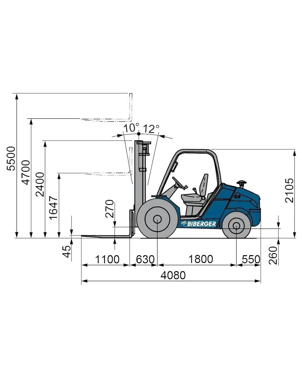 Manitou MSI 30 شاحنات الديزل