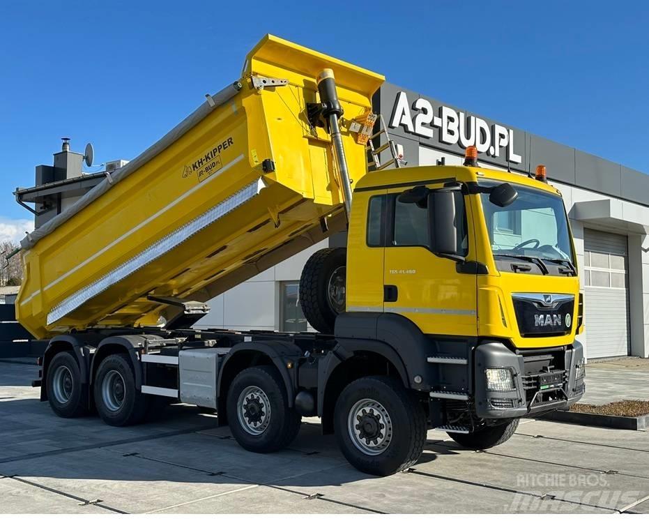 MAN TGS 41.460  8X8 شاحنات قلابة